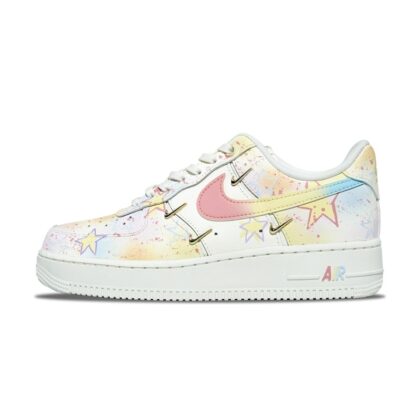 Custom Air Force 1 Shoes Pastel Sky Art Splash
