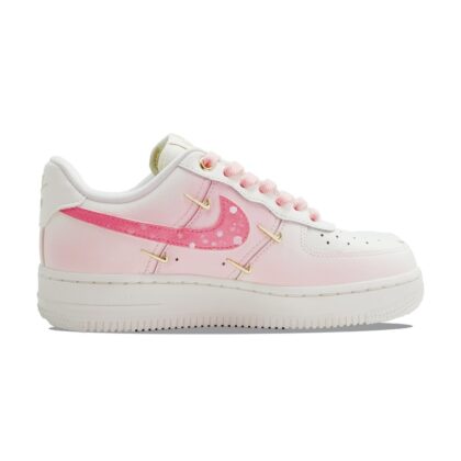 Custom Air Force 1 Shoes Pink White Cat Fantasy
