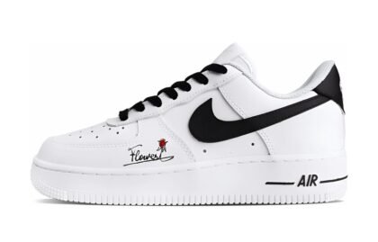 Custom Air Force 1 Shoes White Black Twilight Oath