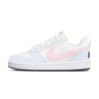 Custom Court Shoes Blue Pink Sea Salt Milk Foam