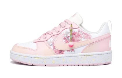 Custom Court Shoes Pink Yellow Gradient Bloom