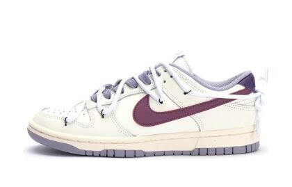 Custom Dunk Shoes White Beige Daily Commute
