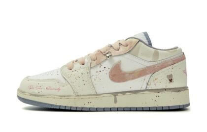 Custom Jordan Shoes Beige Pink Dreamcatcher Girl