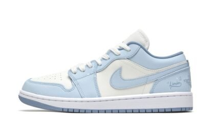 Custom Jordan Shoes Blue White Mint Sea Salt