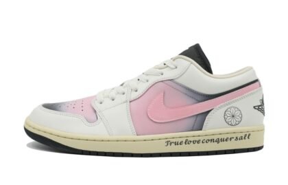 Custom Jordan Shoes Pink Beige Sakura Dream